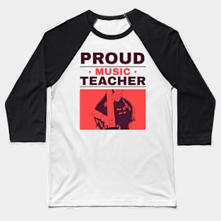 Music Teacher Baseball T-Shirt